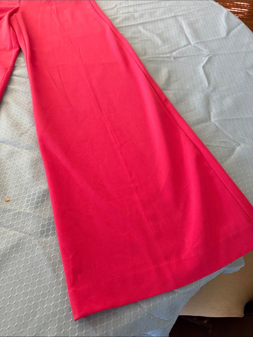 New York & Company Bright Pink Wide-Leg Women's Pants - Picture 4 of 6
